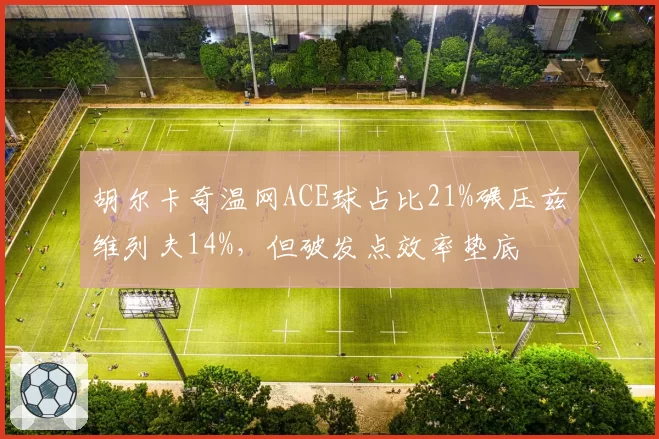 胡尔卡奇温网ACE球占比21%碾压兹维列夫14%,但破发点效率垫底